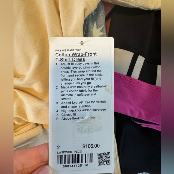 lululemon wrap up dress sz 2 - Picture 5 of 5